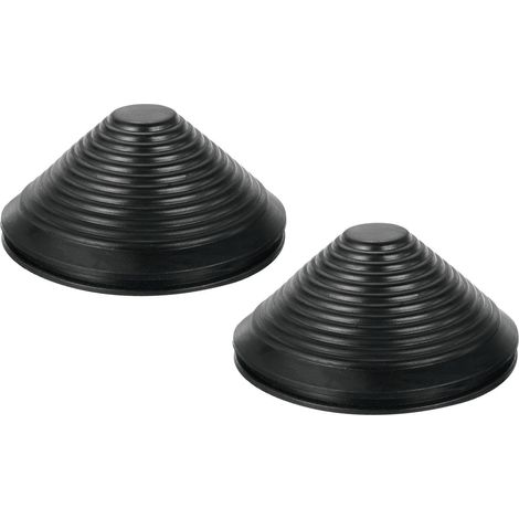 2 Pièces Goulotte en Forme de Tour 120mm 4,72 Pouces Trou de Perçage, Bouchons en Caoutchouc Goujons de Protection pour Câble Fil (1/5)