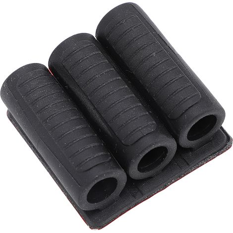 Lot de 4 porte-embouts 1/4 pouce avec fixation en caoutchouc adhésif pour perceuse/tournevis électrique 1/4 pouce (1/5)