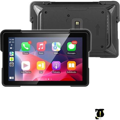 Motorradnavigation, 7-Zoll wasserdichter Bildschirm, Bluetooth-Konnektivität, MT-TPMS (1/2)