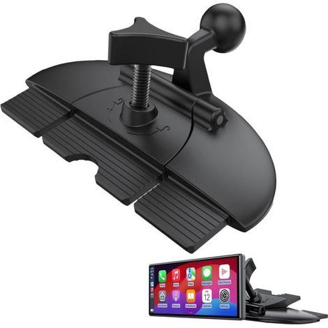 Soporte GPS reemplazable，soporte de bola para teléfono de 17,2 mm，adaptador de tarjeta de CD para radio de coche portátil (1/5)