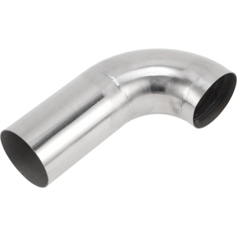 Coude A Mandrin 90° Longueur 4" T304 Acier Inoxydable Tuyau Echappement Polissage Tube Prolonge Pour Soudage Main Courante Escalier Ton Argenté (1/5)