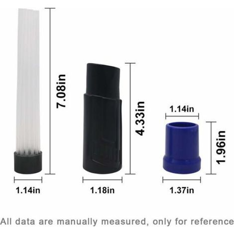 Lot de 2 tubes de brosse à poussière universels pour aspirateur, tubes de paille multifonction pour aspirateur, brosse à poussière (1/5)
