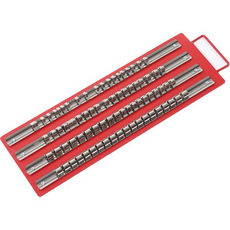 Plateau organiseur prises portable pour supports 1/4" 3/8" 1/2" - Réparation auto (1/5)