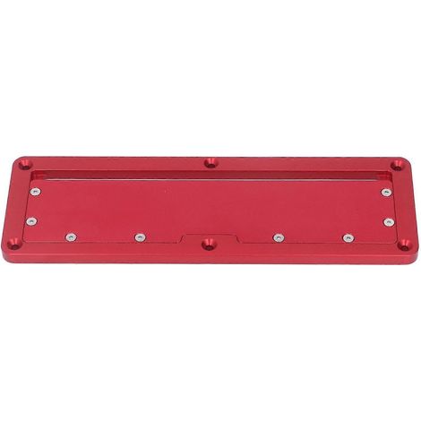 Plaque de base à couvercle articulé en alliage d'aluminium pour scies circulaires, accessoire pour le travail du bois