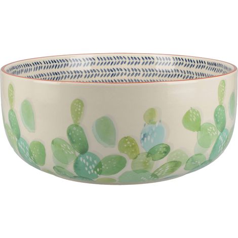 MIKASA Creative Tops Salad Bowl Drift, Insalatiera in ceramica, lavabile in lavastoviglie, collezione Drift, 1 pz. (1/5)