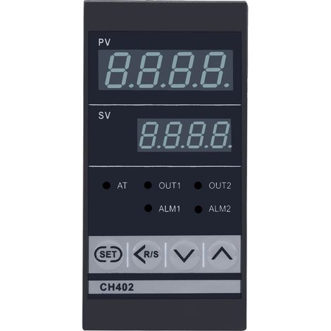 CH402 AC85‑264V Contrôleur de température PID intelligent haute précision Relais thermostat Entrée TC/RTD