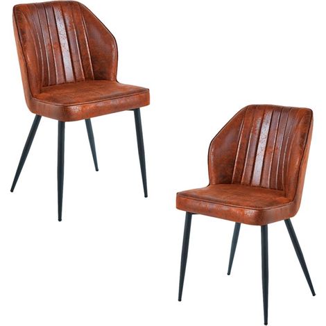 Packs Sillas Comedor - Pack 2 Sillas Wenye - Marrón (1/5)