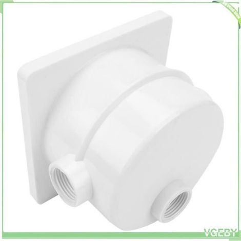 1 Boîte de jonction étanche, plastique durable 13x13 cm, diamètre 11 cm, pour piscine (1/4)