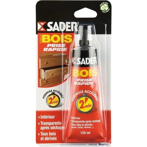 Sader Schnellkleber Holz weiß 125 ml