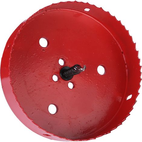Sollbry Sierra de corona de 150 mm, juego de cortador bimetálico M42 con mandril hexagonal y brocas de centrado para metal. Kit de sierra de corona para madera, metal, yeso, hierro, chapa, tubos y plá (1/5)