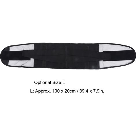 Ceinture de maintien lombaire ajustable pour le fitness et la musculation - Noir (1/5)