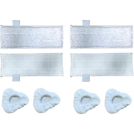 Kit de lingettes de rechange pour nettoyeur vapeur Dupray : lingettes en microfibre pour nettoyage vapeur. (1/5)