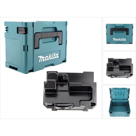 Makita MAKPAC 3 Systemkoffer + Einlage für Makita BSS / DSS 610