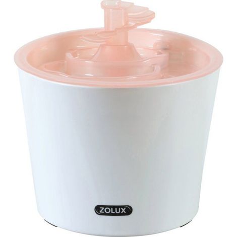 Zolux Fuente de agua Calypso 3 litros rosa para perro (1/3)