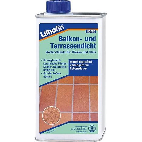 Étanchéité balcons et terrasses LITHOFIN, flacon de 1 l