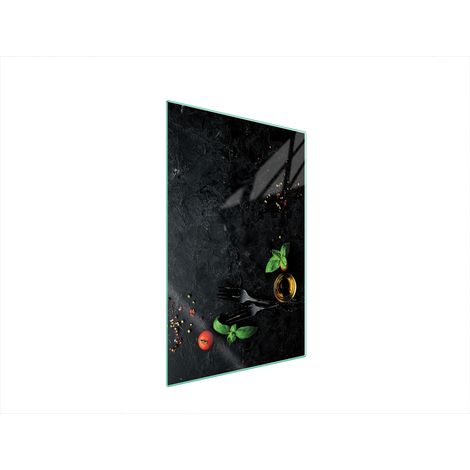 TAGLIERE IN VETRO 35x52 ARDESIA (1/5)