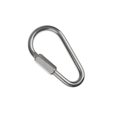 Mousqueton à vis inox A4 - Diamètre: 8