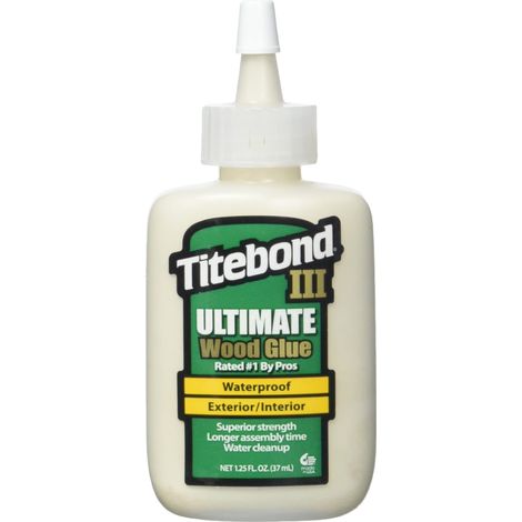 Titebond 141/1 Ultimate Colla per legno, per interni ed esterni, impermeabile, 37 ml (1/3)