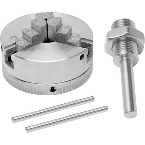 Ensemble de Mini-Mandrins de Tour, Extension Z011, Mandrin à Trois Mâchoires et de Bielles, Mandrin de Perceuse éLectrique (1/5)