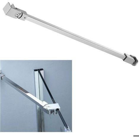 Barre stabilisatrice de 500 mm, en acier inoxydable, pour paroi de douche/paroi de douche à l'italienne (1/5)