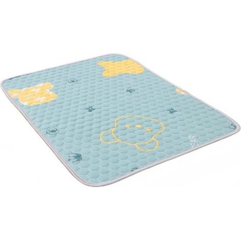 Alfombrilla refrescante de seda helada para mascotas, 2XL, 90x70 cm, Alfombrilla refrescante de verano, Recomendada para mascotas de hasta 25 kg (1/5)