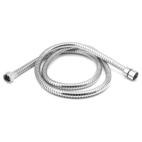 Flexible de douche double verrouillage avec raccord conique en laiton chrome'