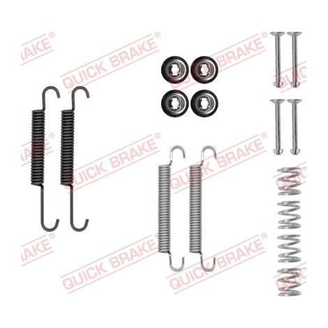 Kit d'accessoires, mâchoires de frein de stationnement Quick Brake 105-0893 KIA