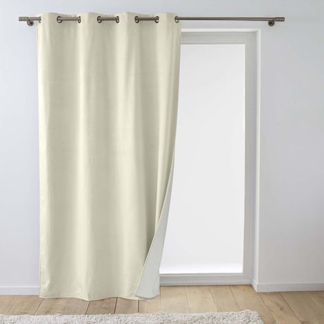 Thermovorhang aus Samt mit Ösen 140 x 260 cm