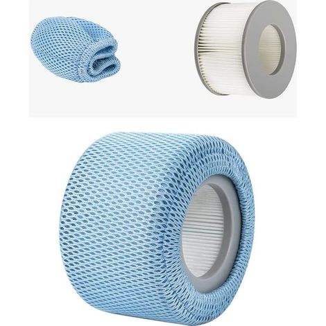 Lot de 2 filtres de Rechange pour Mspa FD2089 - Pompe à Cartouche pour piscines, Chauds et Spa ,couverture filet 90 plis (1/4)