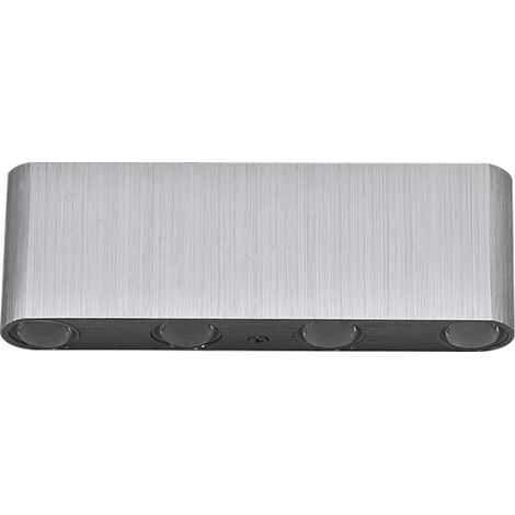 Applique Murale LED - 6 W - 700 Lm - Blanc Froid - Aluminium - Pour Chambre Bureau Couloir Salon Hôtel Bar - 1 Pièce