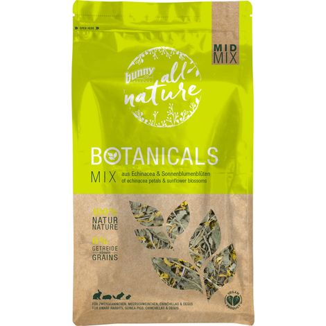 Bunny Nature Botanicals Mid Mix Echinacea & Sonnenblumenblüten 140 g Heu