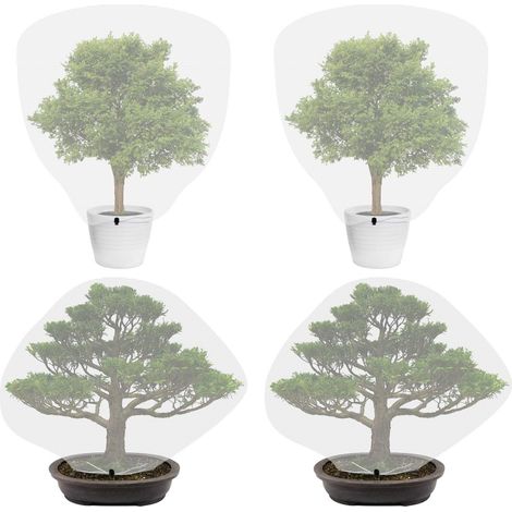 Housse De Protection Pour Plantes - Filet En Nylon Réutilisable Avec Cordon De Serrage - 100 x 150 cm - Pour Tomates Arbres Fruits Et Légumes - 2 Pièces (1/5)