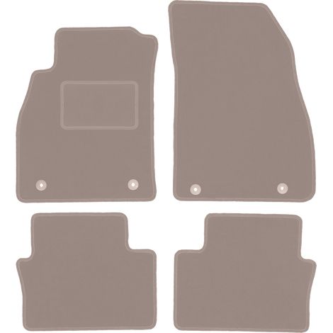 Tapis en velours beige pour : Opel Insignia A berline, break, grand tourisme, liftback (2008-2017) (1/5)