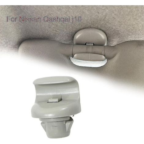 Pince pare-soleil pour Nissan Qashqai J10 Dualis, 1 pièce, pour voiture de 2007, 2008, 2009, 2010, 2011, 2012, 2013, 96409bc402 (1/5)