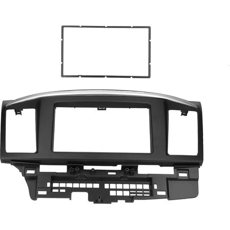 Kit d'installation 2DIN pour autoradio DVD GPS, façade d'adaptation compatible Mitsubishi Lancer/Galant Fortis/Proton Inspira (1/5)