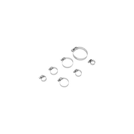 80 Stück Schlauch Clips Rohr Klemmen 8mm-51mm Edelstahl Hoop Clamp Set Automotive Rohre Clip Feste Werkzeug - Crezuo
