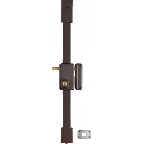 Serratura BELUGA, marrone, CR Transit 2, a tirante, 75 x 130 mm, destra, 4 chiavi – THIRARD (1/2)