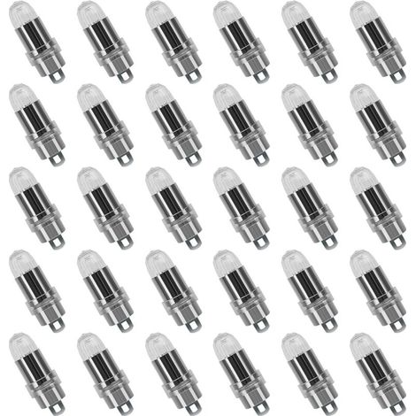 30PCS LED Ballons Lampes Lumineuses Blanc froid pour Lanterne Papier Décoration Mariage, Fête [Classe énergétique A+] (1/5)