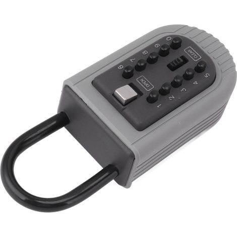 Wasserdichter Wandsafe mit Haken für Zuhause oder Auto, mit Zugang per Code und Schlüsselschloss. (1/5)