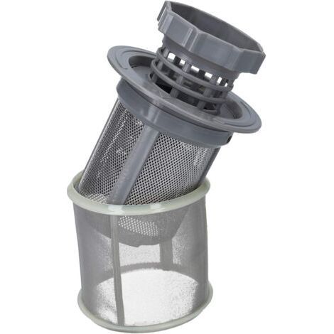 Lot de 3 filtres fins, grossiers et micros, pour Bosch Siemens 427903 00427903, microfiltre en plastique et métal, 125 x 80 mm, pour lave-vaisselle comme Exxcel Logixx Classixx Extrlasse (1/5)