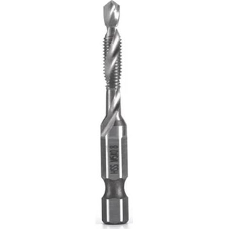 Foret M5 x 0 8 mm en acier rapide 4341 plaqué titane et (1/5)