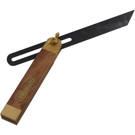 Faithfull 230mm (9-inch) Sliding Bevel with Adjustable Carpenter's Square - Model FAISB9