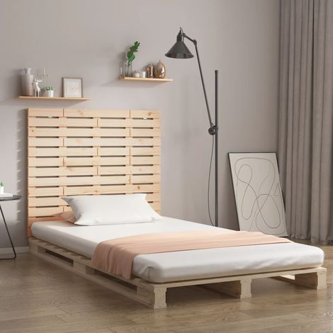Tête de lit murale,Panneau de lit,Décoration murale 96x3x91,5 cm Bois massif de pin XZZ81971 (1/5)