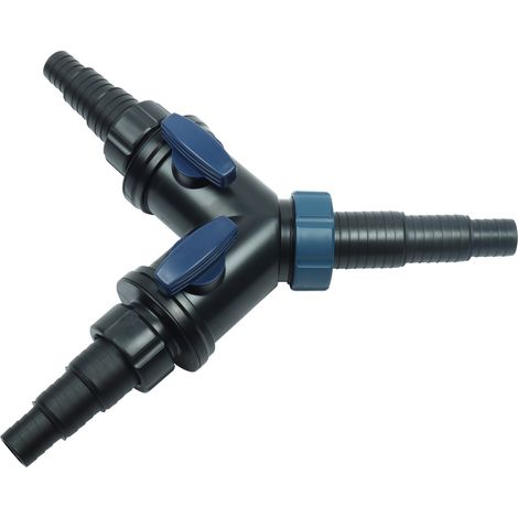OASE Y-Verteiler für Teiche 1 1/2 Zoll Schwarz (1/4)