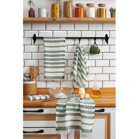 Juego de toallas de cocina Set Verde
