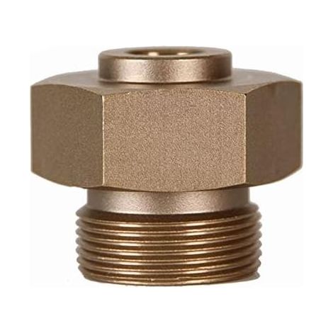 Adaptateur de recharge gaz MAPP vers cartouche Campingaz, convertisseur en laiton robuste pour réchaud de camping et plein air (1/4)