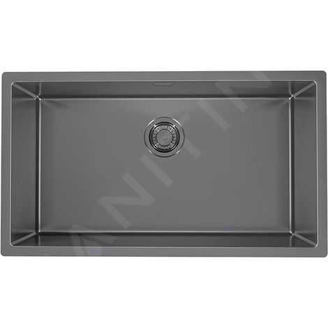 Alveus Quadrix Monarch - Évier 790x450 mm, anthracite 1122730 (1/2)