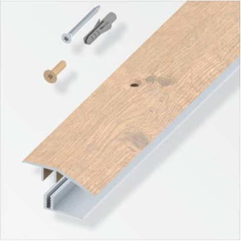 TERMINALE A SCIVOLO P/PARQUET ROVERE BEIGE 100 CM