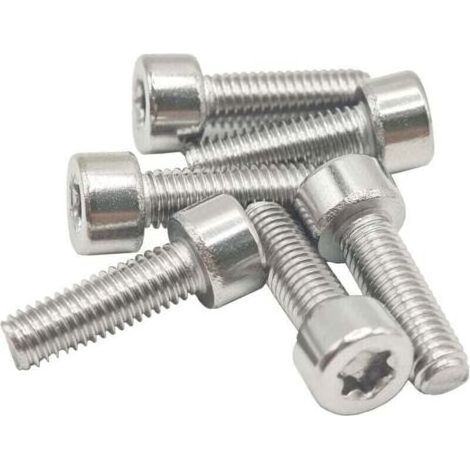 PA 6 Pièces Boulon Torx M5-0 8x16mm Vis Cannelée Compatible Stihl FS55 FS110 FS130 FS160 FS180 FS200 FS220 FS240 FS250 (1/4)