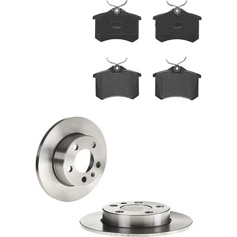 KIT FRENI POSTERIORI compatibile con SEAT IBIZA IV SC (6J1,6P5) - DISCHI + PASTIGLIE OEM: P 85 020 / 16883 /SOSTITUZIONE DIRETTA/BASSA POLVERE/SILENZIOSO (1/5)